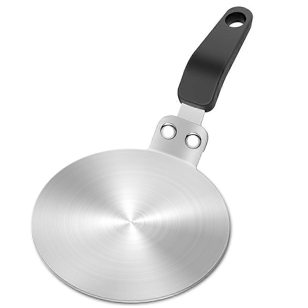 Adapterplatte Für Induktionskochfeld, 13 Cm (5,1 Zoll) Edelstahl-kühlkörper Für Italienische Kaffeemaschine Aus Aluminium Und Edelstahl.