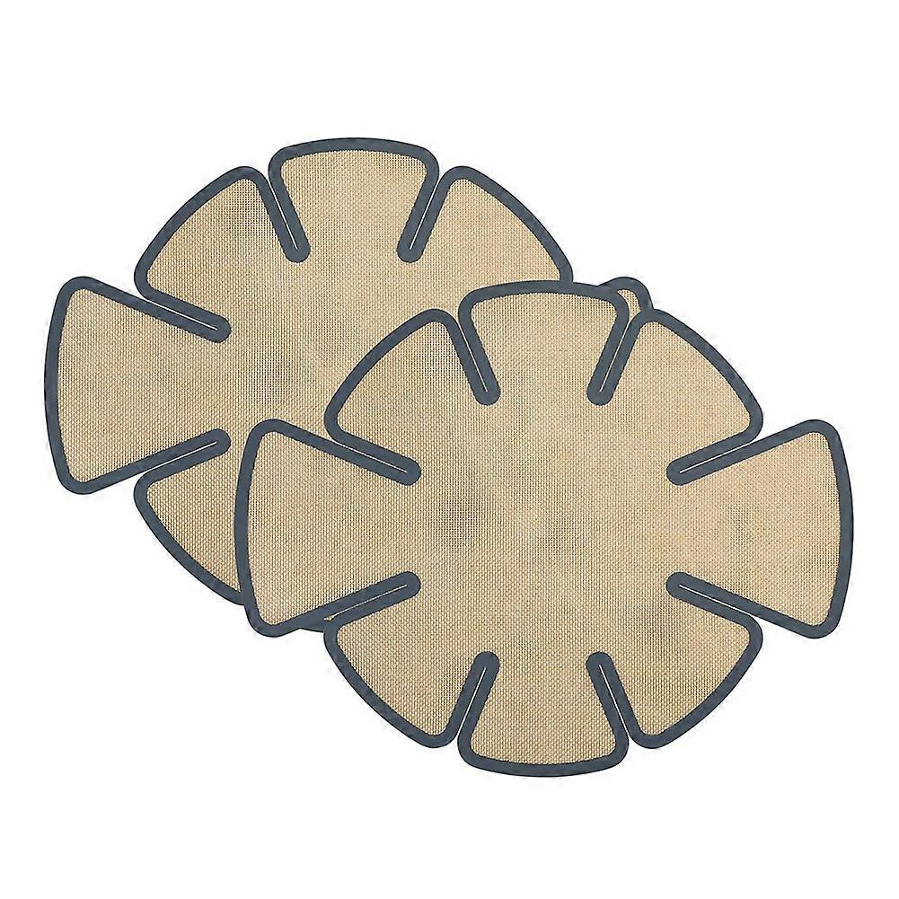 Set Aus 2 Dehnbaren Silikon-backmatten Für Brotformen, Mit Griffen Und Sicherheitskanten, Kompatibel Mit Runden Brotformen Mit Den Maßen 9,5 X 5 Zoll.