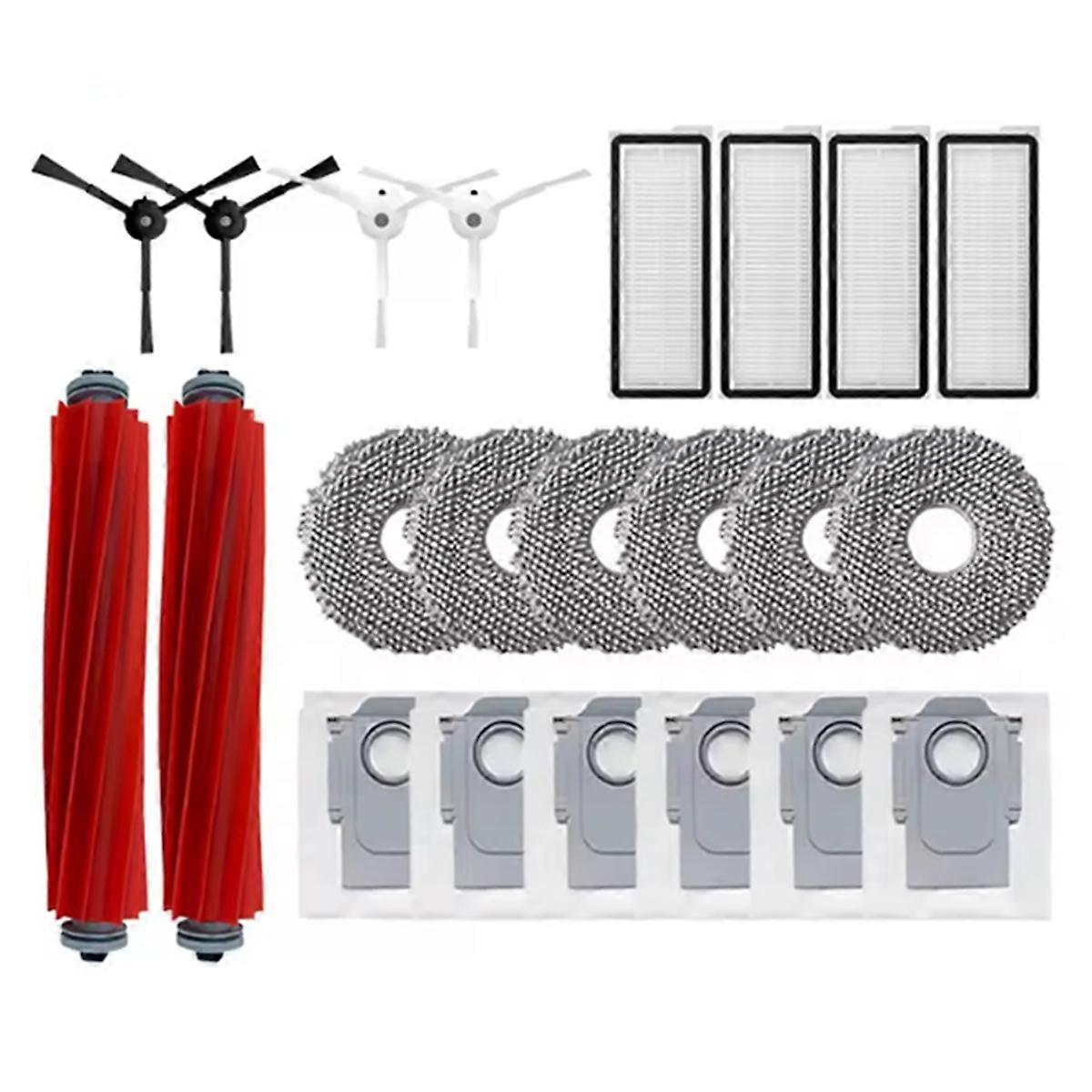 22-teiliges Set Für Q Maxv/qs/q Pro – Ersatzteile: Hauptbürste, Staubbeutel, Hepa-filter Und Reinigungstücher