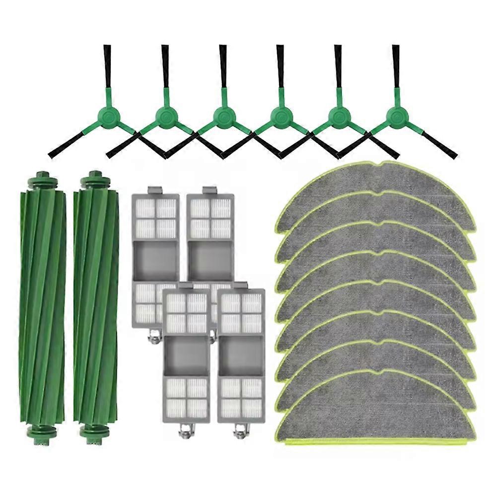 20-teiliges Set Für Den Irobot Roomba 205 Combo / 205 Vac Saugroboter: Hauptbürste, Seitenbürste, Filter Und Reinigungstuch.