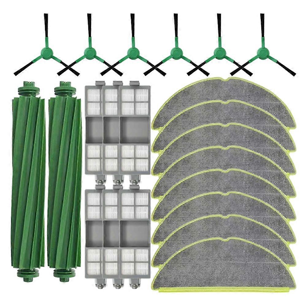 22-teiliges Set Für Irobot Roomba 205 Combo / 205 Vac: Ersatzteile Für Den Saugroboter: Hauptbürste, Seitenbürste, Filter Und Reinigungstuch.