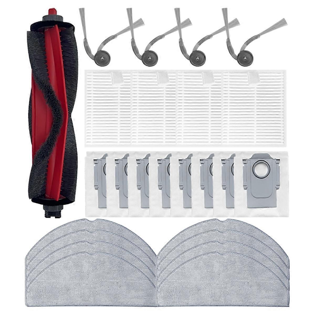 25-teiliges Set Für Den Saugroboter Q7tf/q7tf+: Ersatzteile Für Hauptbürste, Hepa-filter, Reinigungstuch Und Staubbeutel.