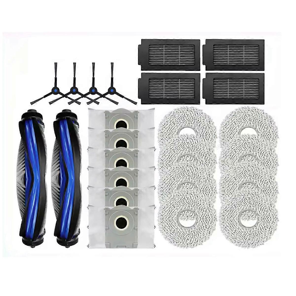 24-teiliges Set Für T50 Max, T50 Pro, T50 Omni: Bürste, Filter, Staubbeutel Und Mopp.