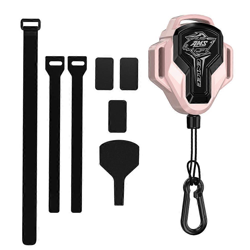 Enlee Einziehbares Fahrradschleppseil Mit Haken, Hohe Zugkraft, Für Mountainbike/mountainbike-anhänger, Pink