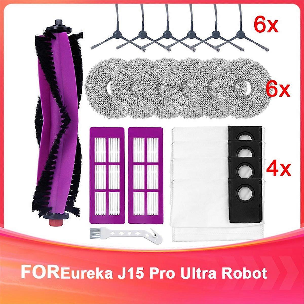 Zubehörset Für Den Saugroboter J15 Pro Ultra: Rotationsbürste, Seitenbürsten, Ersatztücher, Staubbeutel