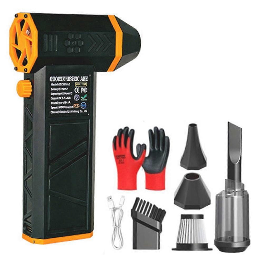 180-w-hochgeschwindigkeits-turboventilator (bürstenlos), Tragbar, Wiederaufladbarer 8000-mah-akku, 52 M/s Luftgeschwindigkeit, Usb-c-ladeanschluss, Ideal Für Camping