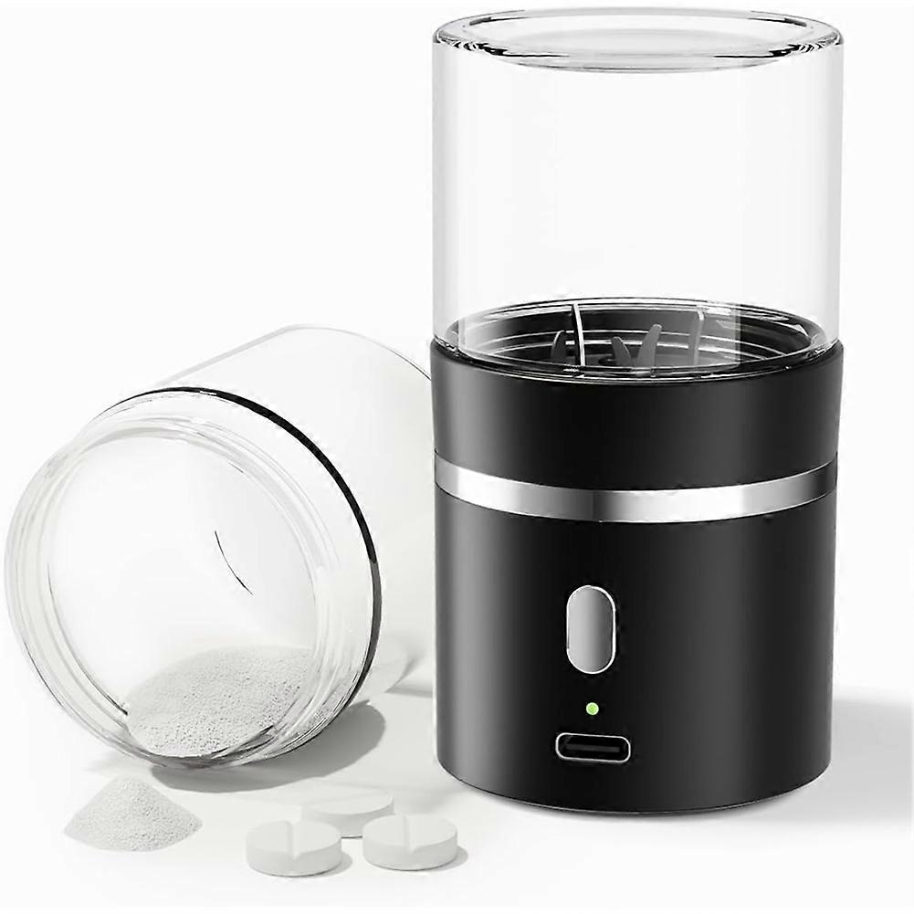 Elektrischer Tablettenmörser, Tragbarer Kabelloser Tablettenmörser, Feines Pulver Für Unterwegs, Zerkleinert Mühelos Tabletten Und Vitamine Für Ältere Menschen Und Haustiere.