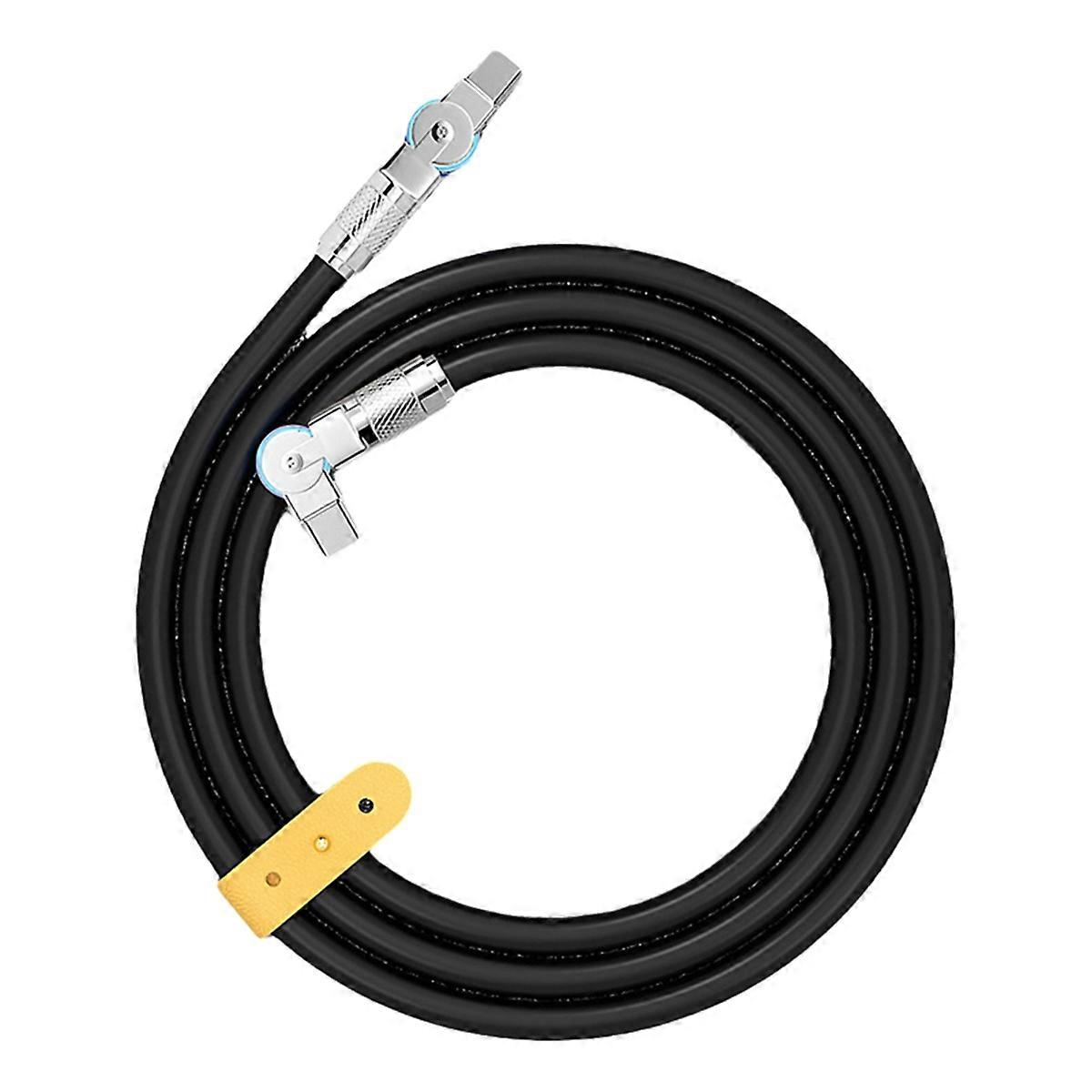 180° Drehbares, Abgewinkeltes Mechanisches Datenkabel, Typ C Auf Typ C, Schnellladen Und Datenübertragung Für Laptops Und Tablets, 1 M