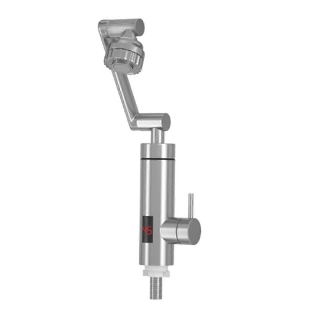 3000-w-wasserhahn Mit Durchlauferhitzer, 1080° Schwenkbarer Durchlauferhitzer Mit Digitalanzeige Für Europäische Stecker.