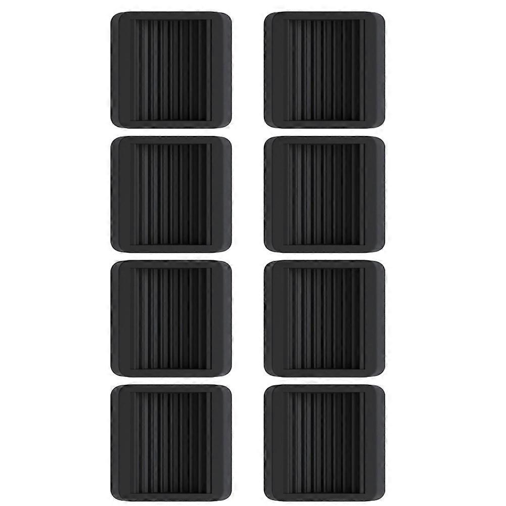 Set Mit 8 Verriegelungsplatten Für Stuhl- Und Möbelrollen, Vibrationsfrei, Mit Pads Und Antirutschpads.