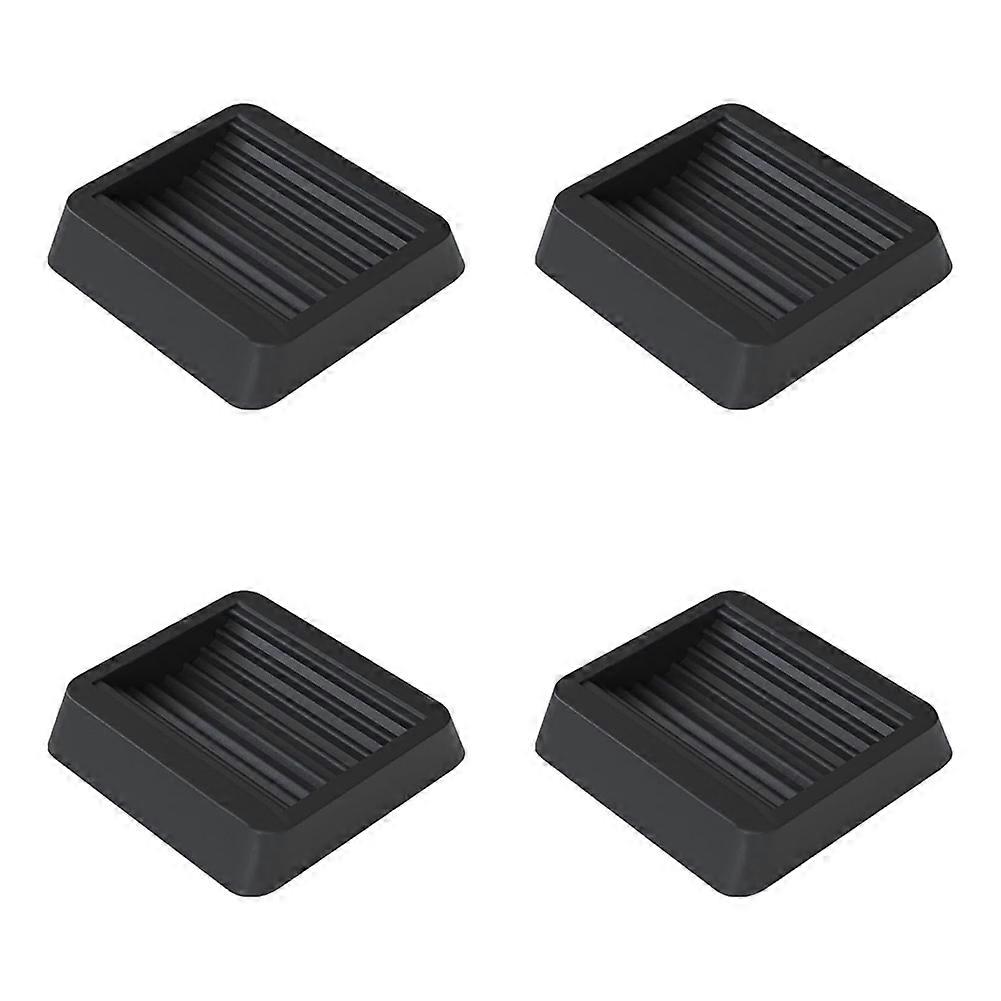 Set Aus 4 Verriegelungsplatten Für Stuhl- Und Möbelrollen, Vibrationsfrei, Mit Pads Und Antirutschpads.
