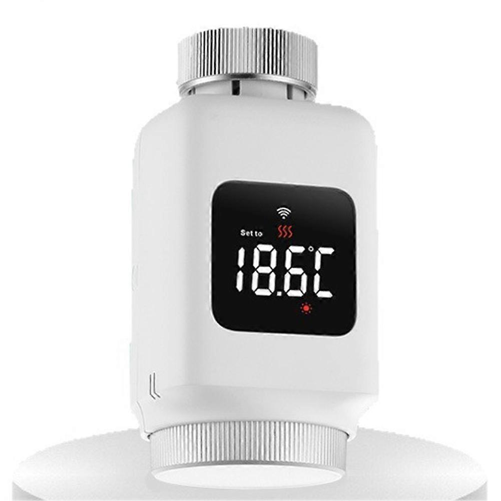 Tuya Smart Wifi Intelligenter Thermostat-heizkörper Mit Sprachsteuerung Per App Und Fernbedienung Für Alexa Und Google Home. Kompatibel Mit Alexa Und Google Home.