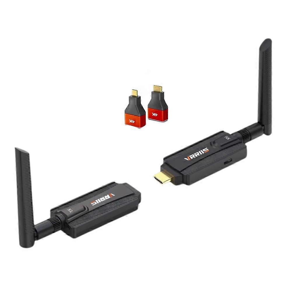 Vrriis 200m Drahtloser Sender Und Empfänger, Hdmi-kompatibel, Tragbarer Sender Für Tv-meetings, Videoprojektions-display-adapter
