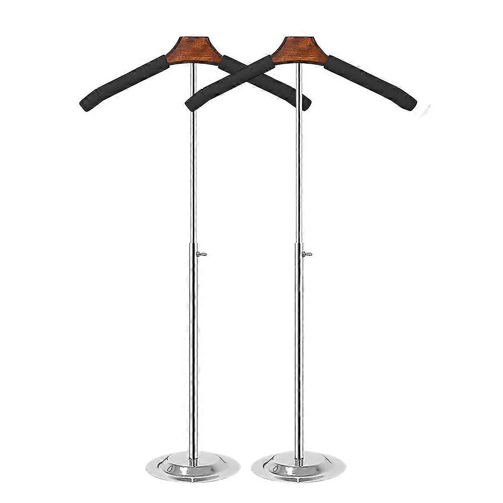 Set Aus 2 Verstellbaren Und Flexiblen T-shirt-präsentationsständern, Flexibler Schulterstütze, Tragbarer Metall-präsentationsständer Von 40 Bis 70 Cm.
