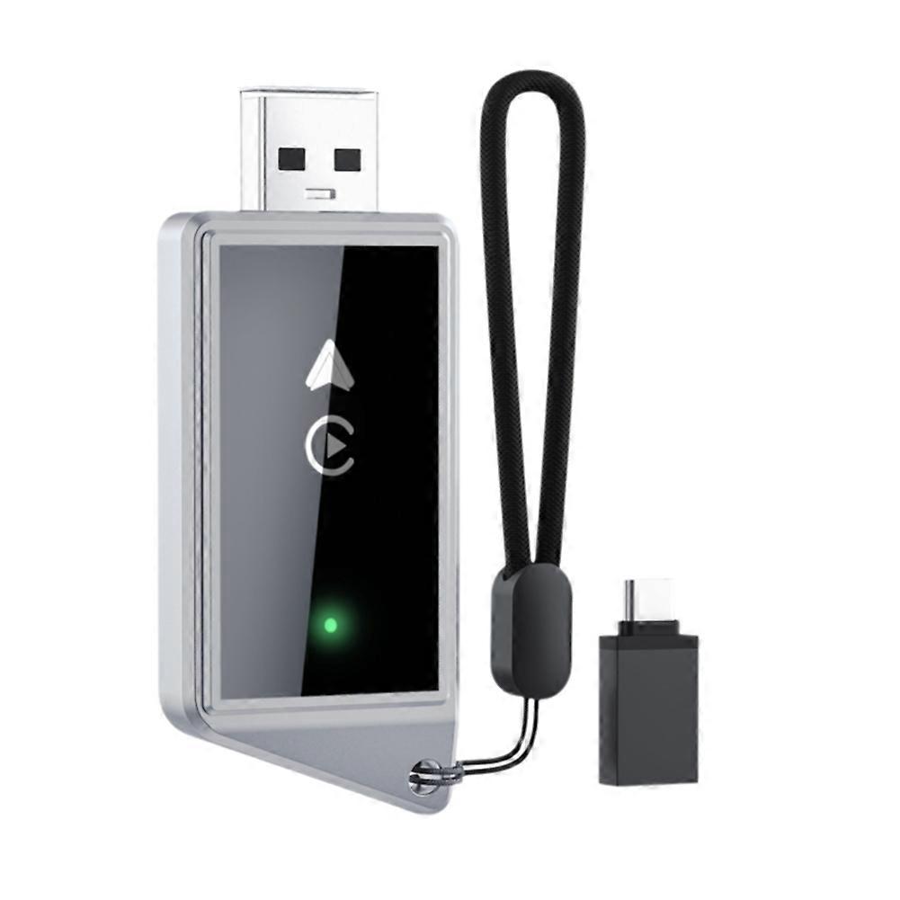 2-in-1 Wireless Carplay Adapter Für Android Auto (bt5.2 + 2,4g/5,8g Wi-fi) Mit Usb-dongle Und Smartbox. Wandelt Kabelgebundenes Carplay In Kabelloses Carplay Um.