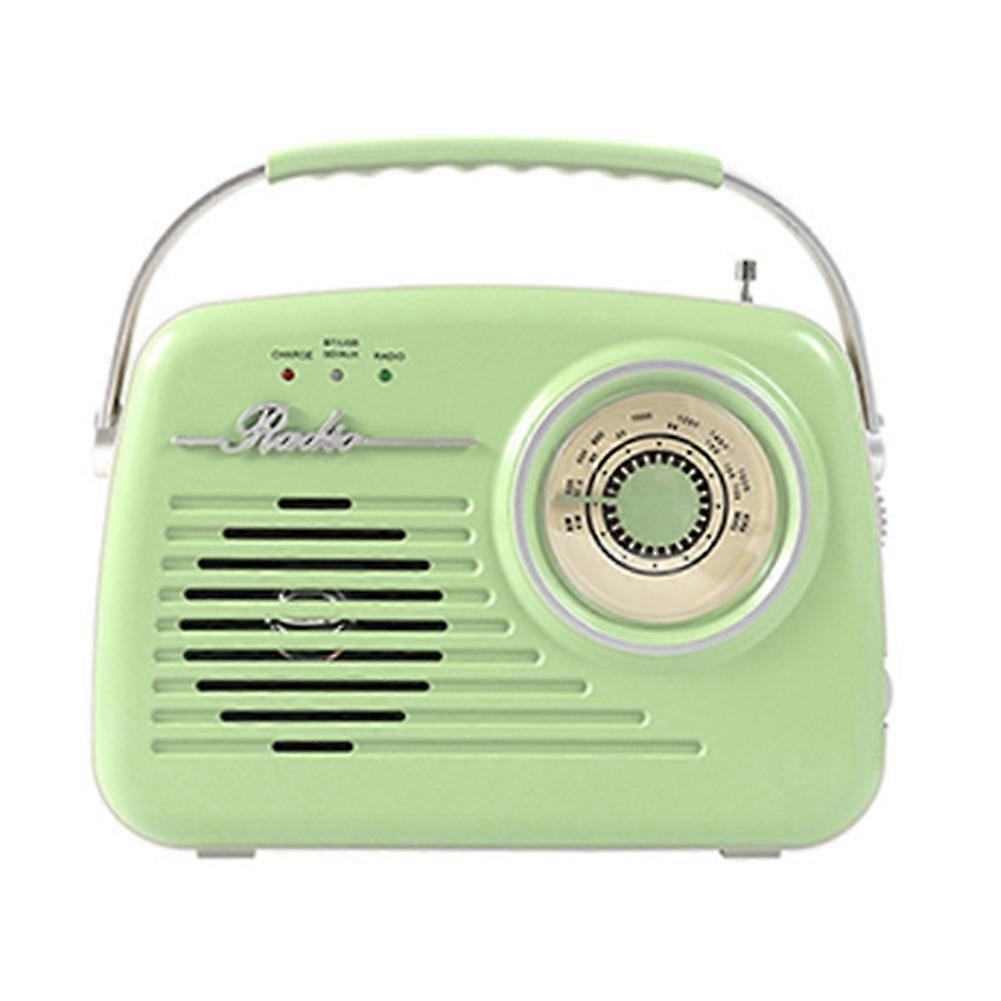 Multifunktionales Vintage-bluetooth-radio Im Retro-design Mit Usb-, Bt-, Sd-, Fm- Und Aux-anschluss, Ideal Für Zuhause Und Büro.