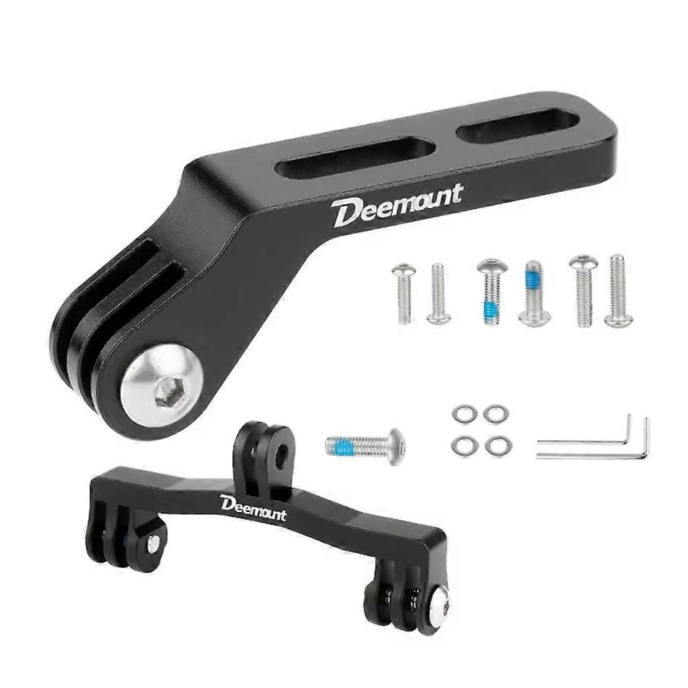Deemount Fahrradlicht-verlängerungshalterung, Kompatibel Mit Insta360 Und Gopro Action-kameras Sowie Magicshine Rennradlichtern.
