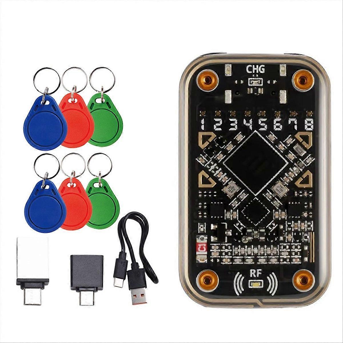 Chameleon Ultra Rfid-chip-lesegerät + Cuid Kontaktloser Smartcard-emulator Für Schlüsselanhänger 6x125 Khz 13,56 Mhz (badge-decodierung)