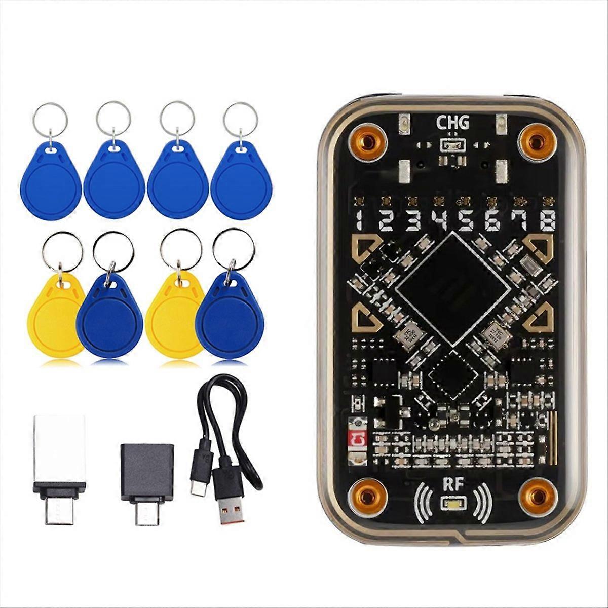 Chameleon Ultra Rfid-chip-lesegerät + Kontaktloser Smartcard-emulator Für Schlüsselanhänger, 4xuid/4xcuid, 125k-badge-dekodierung, 13,56 Mhz