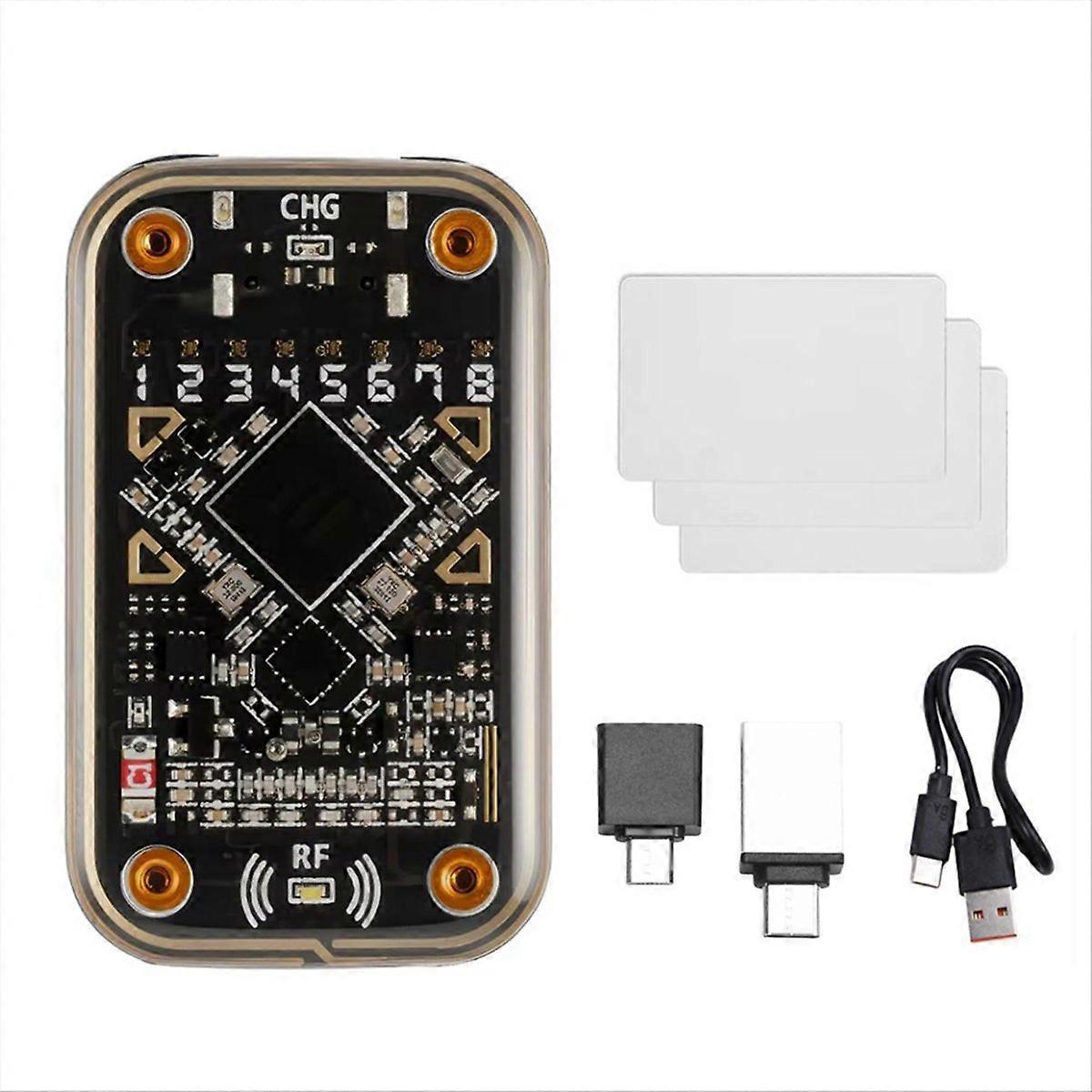 Chameleon Ultra Rfid-chip-lesegerät + 3xuid-kontaktlos-smartcard-emulator, 125 Khz/13,56 Mhz Badge-dekodierung