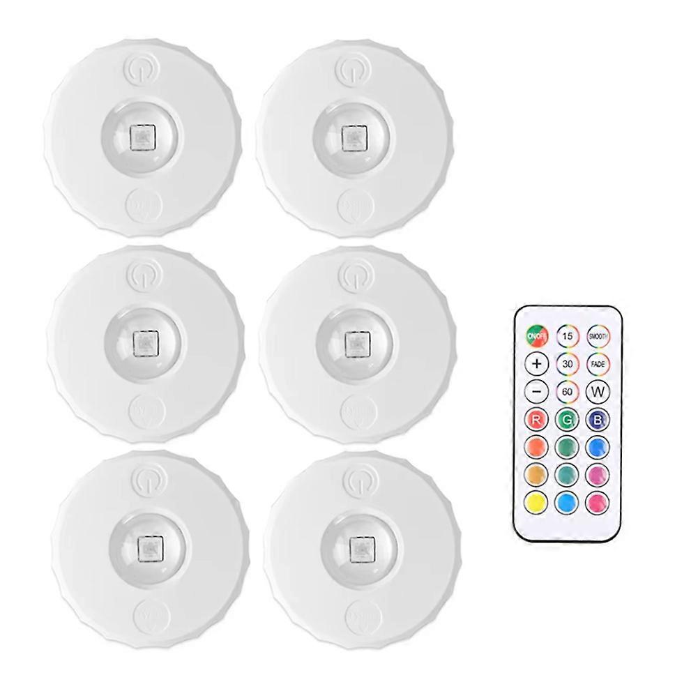 Wiederaufladbare Rgb-led-strahler Mit Nachtlicht Und Drahtloser Fernbedienung Für Kleiderschrank, Abstellraum Oder Schlafzimmer.