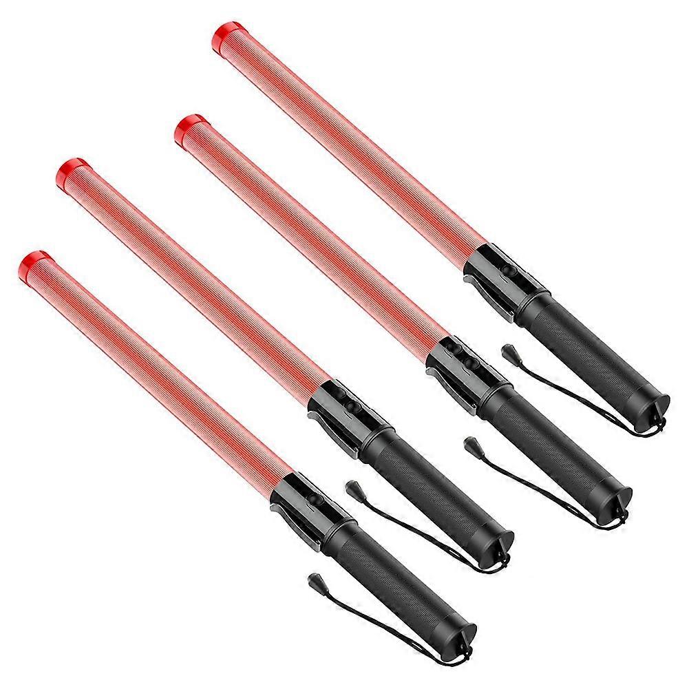 Set Mit 4 Led-verkehrswarnstreifen, 53 Cm (21 Zoll) Lang, Mit 2 Blinkmodi, Warnstreifen Für Die Deckenmontage