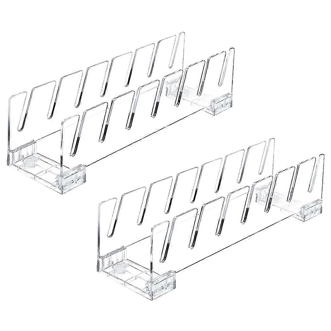 Baseballkappen-organizer, Set Aus 2 Acrylständern, Einfach Zu Montieren, Ideal Zum Präsentieren Und Aufbewahren Von Kappen Im Schlafzimmer.