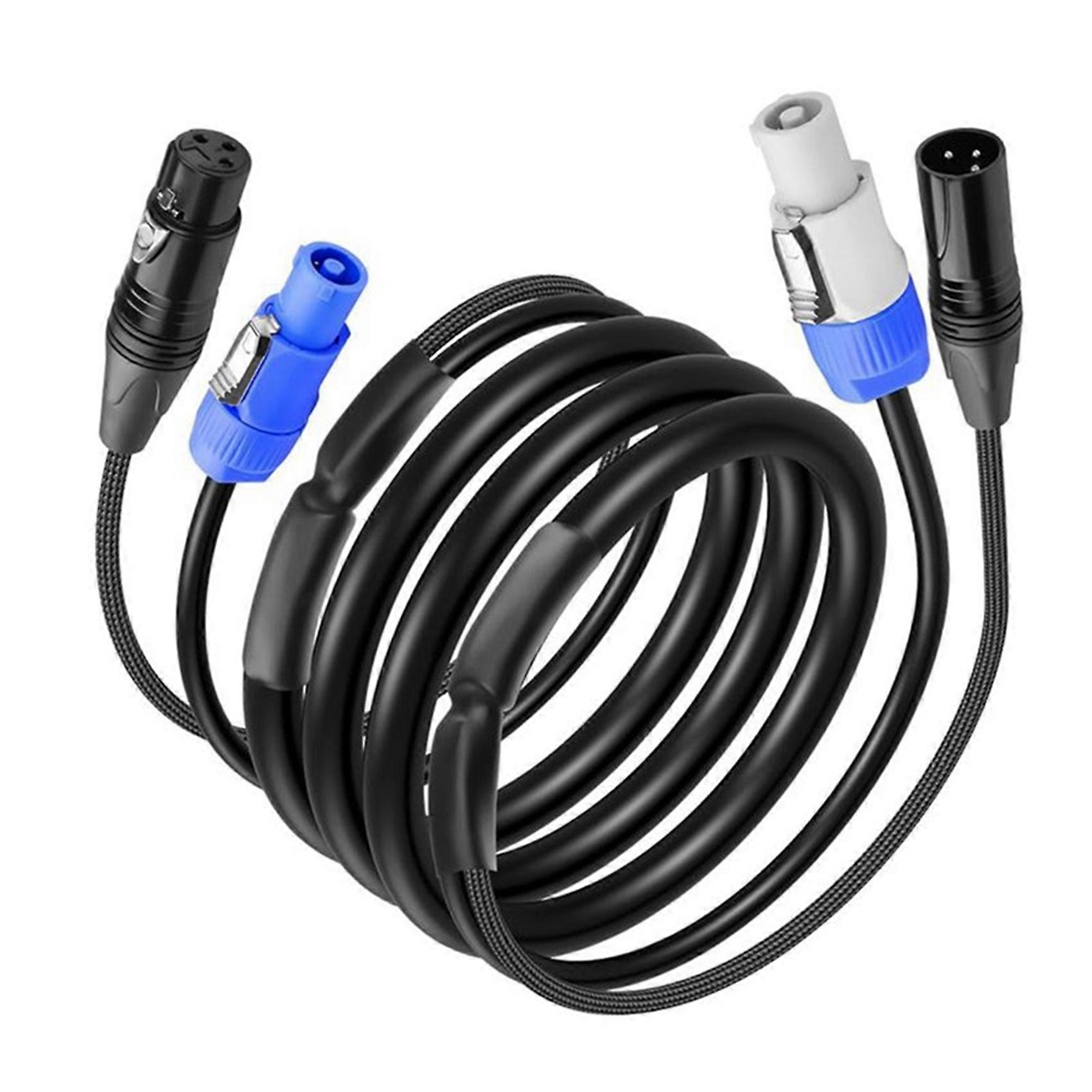 M (10 Fuß) Langes Dmx512-verlängerungskabel, Netzbetrieben, 3-poliger Xlr-stecker, Für Bühnenbeleuchtung, Konzerte Und Veranstaltungen.