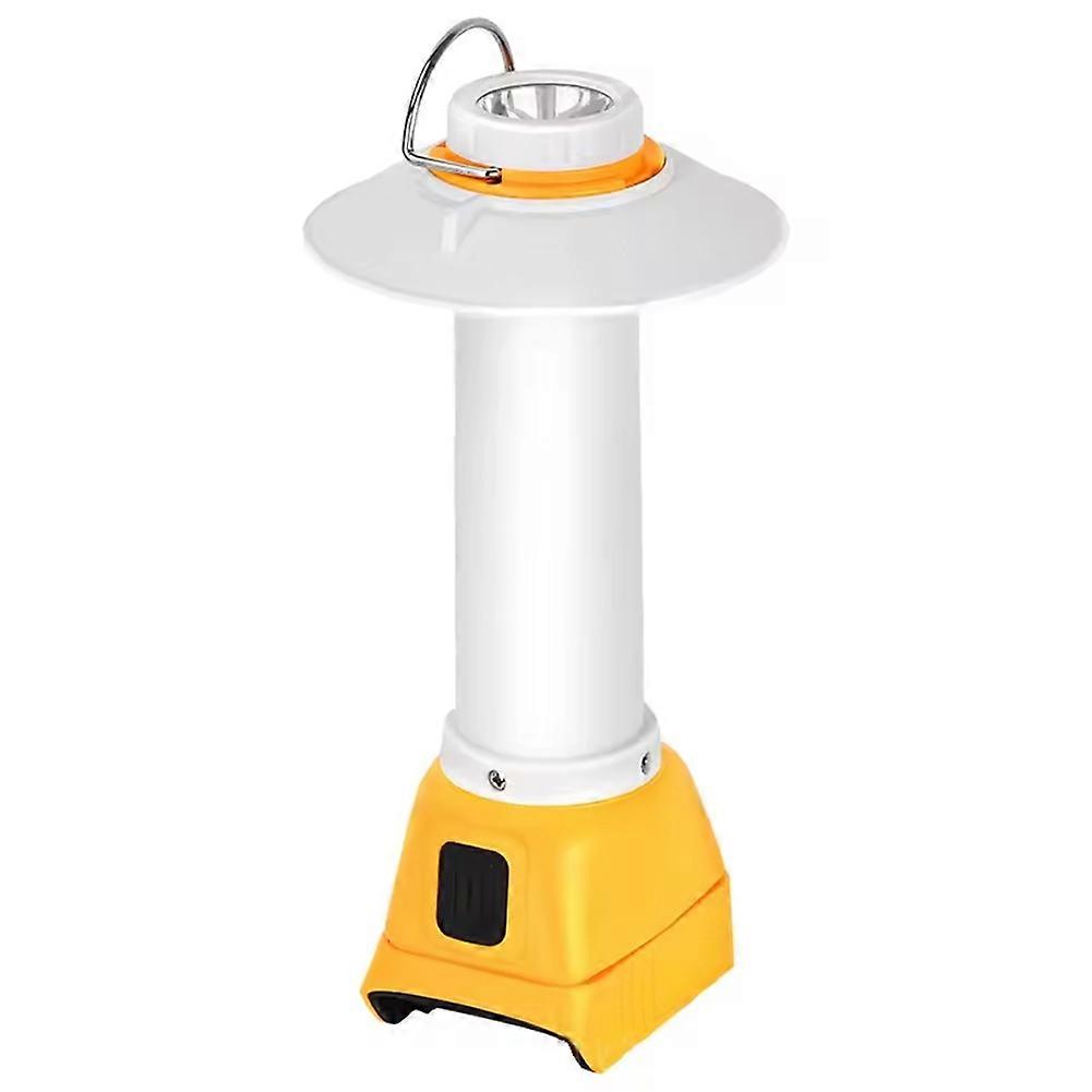 800 Lm Led-campinglaterne Mit Usb- Und Typ-c-ausgang, Kompatibel Mit Dewalt 18v- Und 20v-akkus (akku Nicht Im Lieferumfang Enthalten).