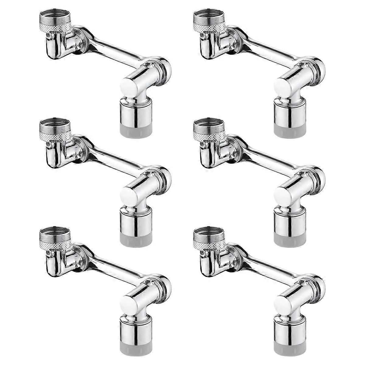 Mehrauslauf-schwenkarmatur Für Küchenarmaturen, Automatische Armaturverlängerung, Badaccessoires, Ausziehbar, 6er-set