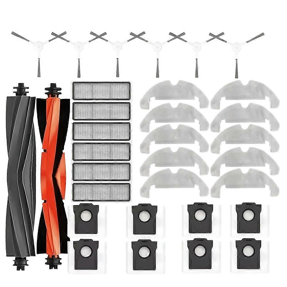 Set Mit 32 Zubehörteilen Für Den Staubsauger Dreame D10 Plus Gen 2 / Rld32gd: Hauptbürste, Filter Und Staubbeutel.