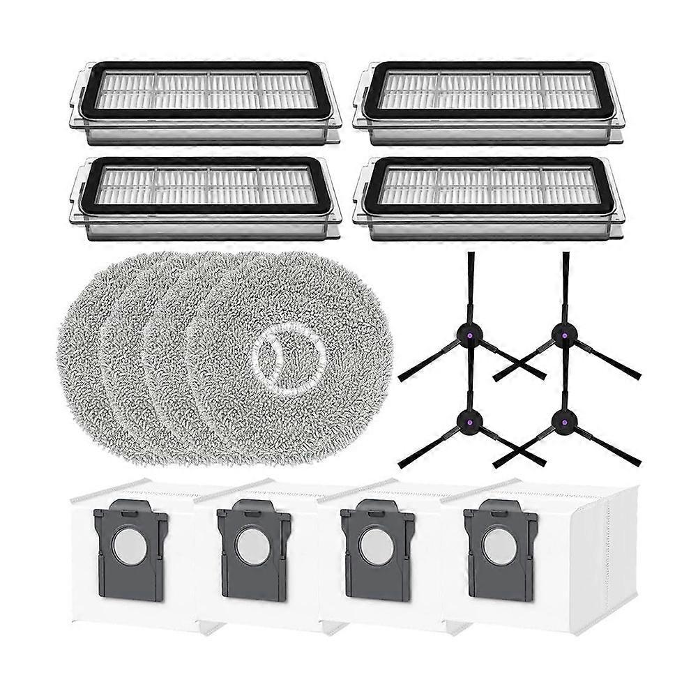 Set Mit 16 Zubehörteilen Für Die Cecotec Conga X70 Kehrmaschine: Seitenbürste, Filter Und Staubbeutel.