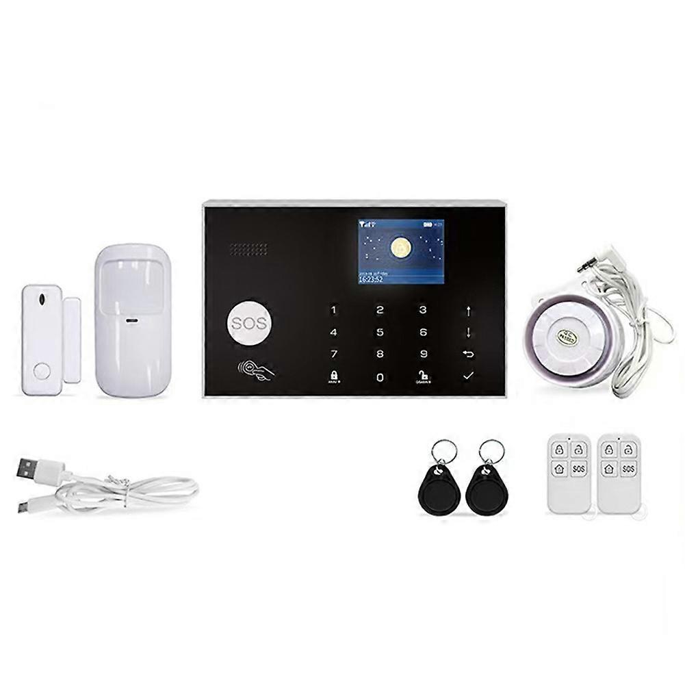Tuya Wlan-diebstahlalarmanlage Für Zuhause, Intelligenter Schutz, Gsm+4g, Us-stecker.