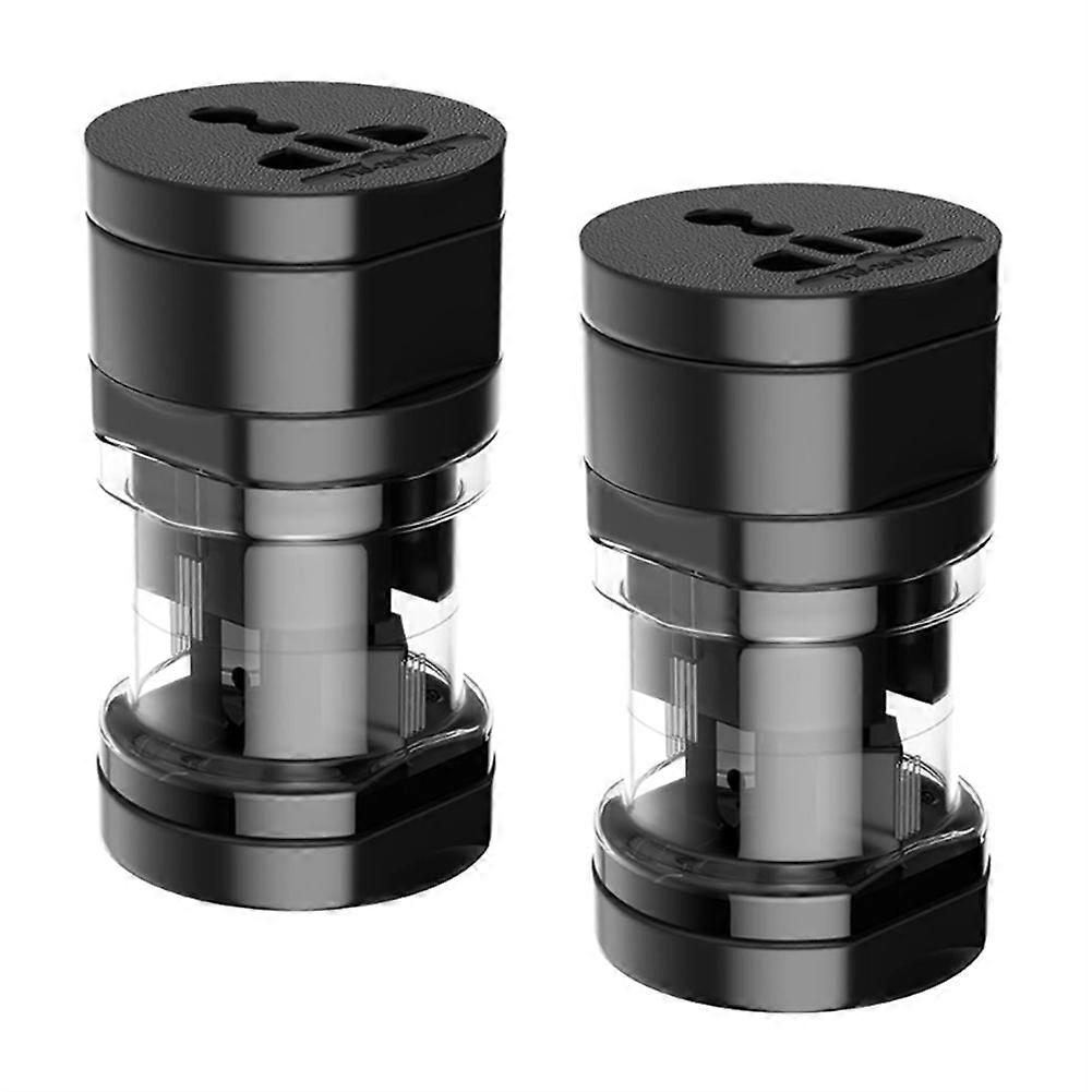 Packung Mit 2 Reise-stromwandlern, Internationaler Steckeradapter, Universal-stromadapter, Kompatibel Mit 160 Ländern (usa, Eu, Australien).