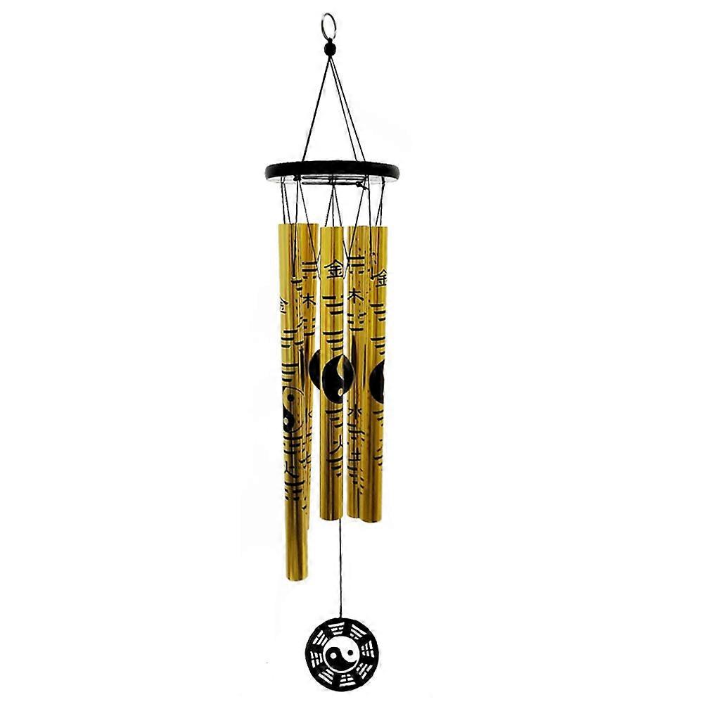 Extra Kleines Bagua-windspiel, Retro-windspiel-anhänger Aus Metall, Glückswindspiel, Gartenwindspiel