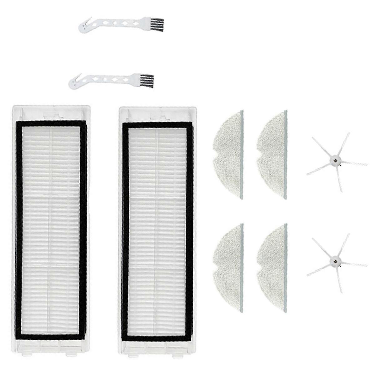 Zubehör Für Die Saugroboter 1s, S5max, T7pro Und T6: Ersatzset Für Stoffbürste Und Filter, Kleine Weiße Bürste
