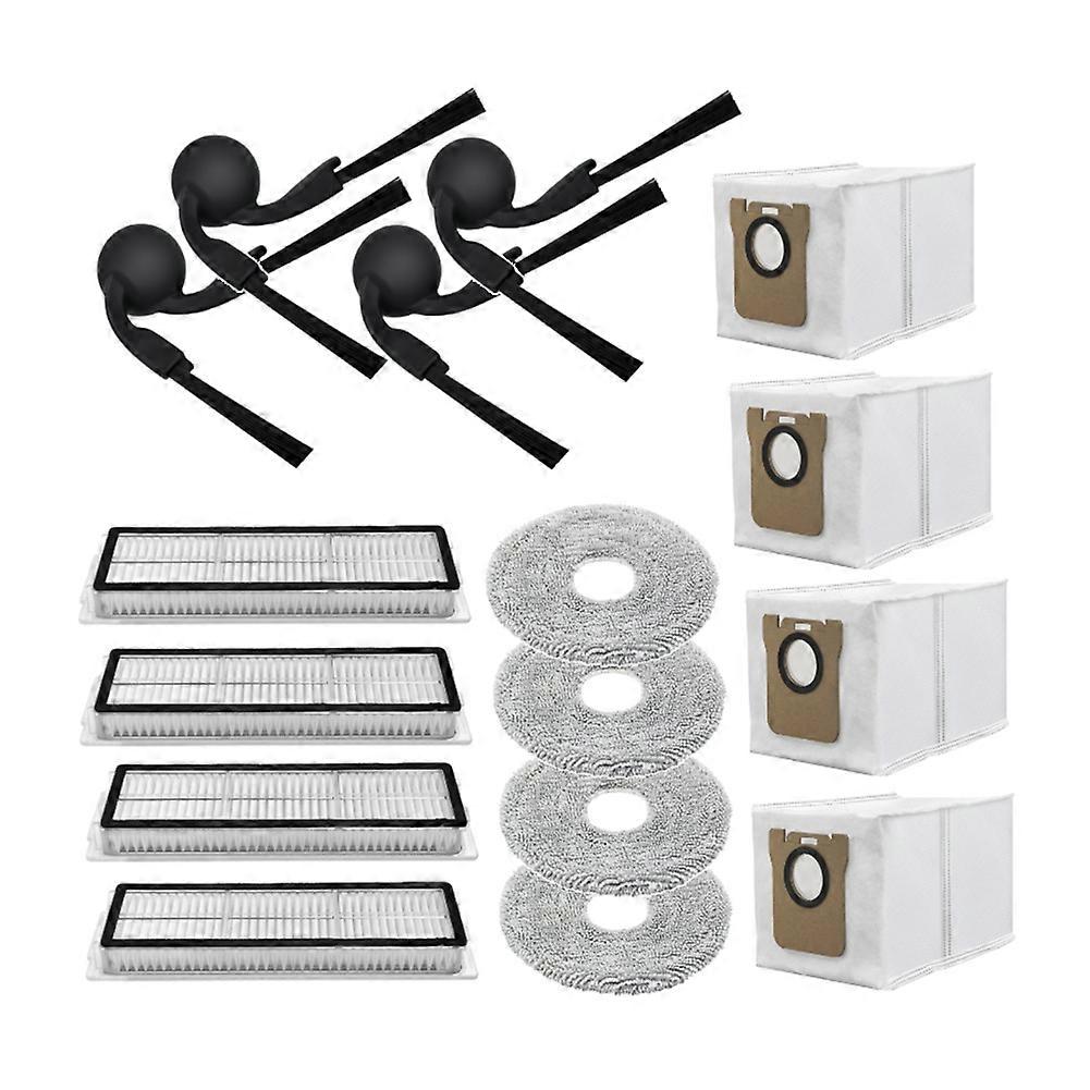 16-teiliges Set Für Den Xiaomi Mijia 5c / Ov42cn Staubsauger: Zubehör, Seitenbürste, Hepa-filter, Reinigungstuch Und Staubbeutel.