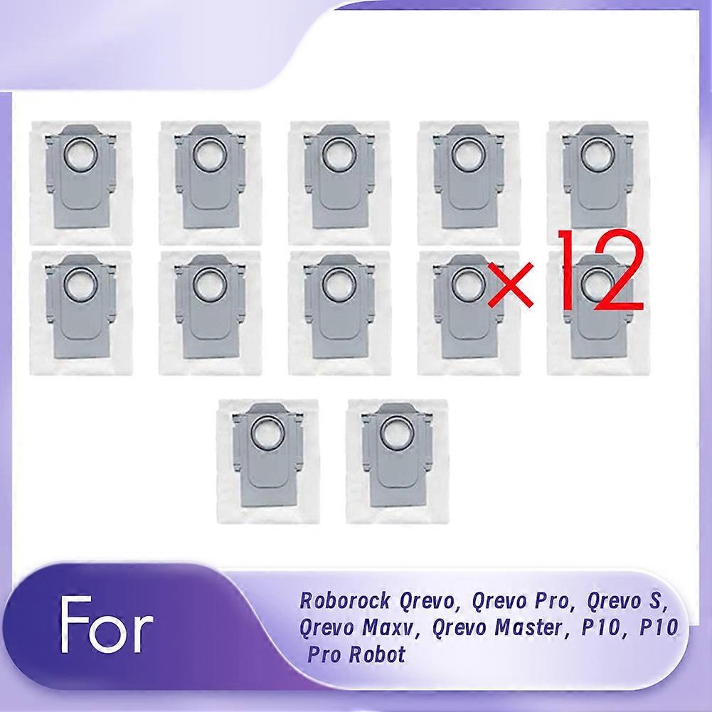 Packung Mit 12 Staubbeuteln Für Die Saugroboter Qrevo, Qrevo Pro, Qrevo S, Qrevo Maxv, Qrevo Master, P10 Und P10 Pro