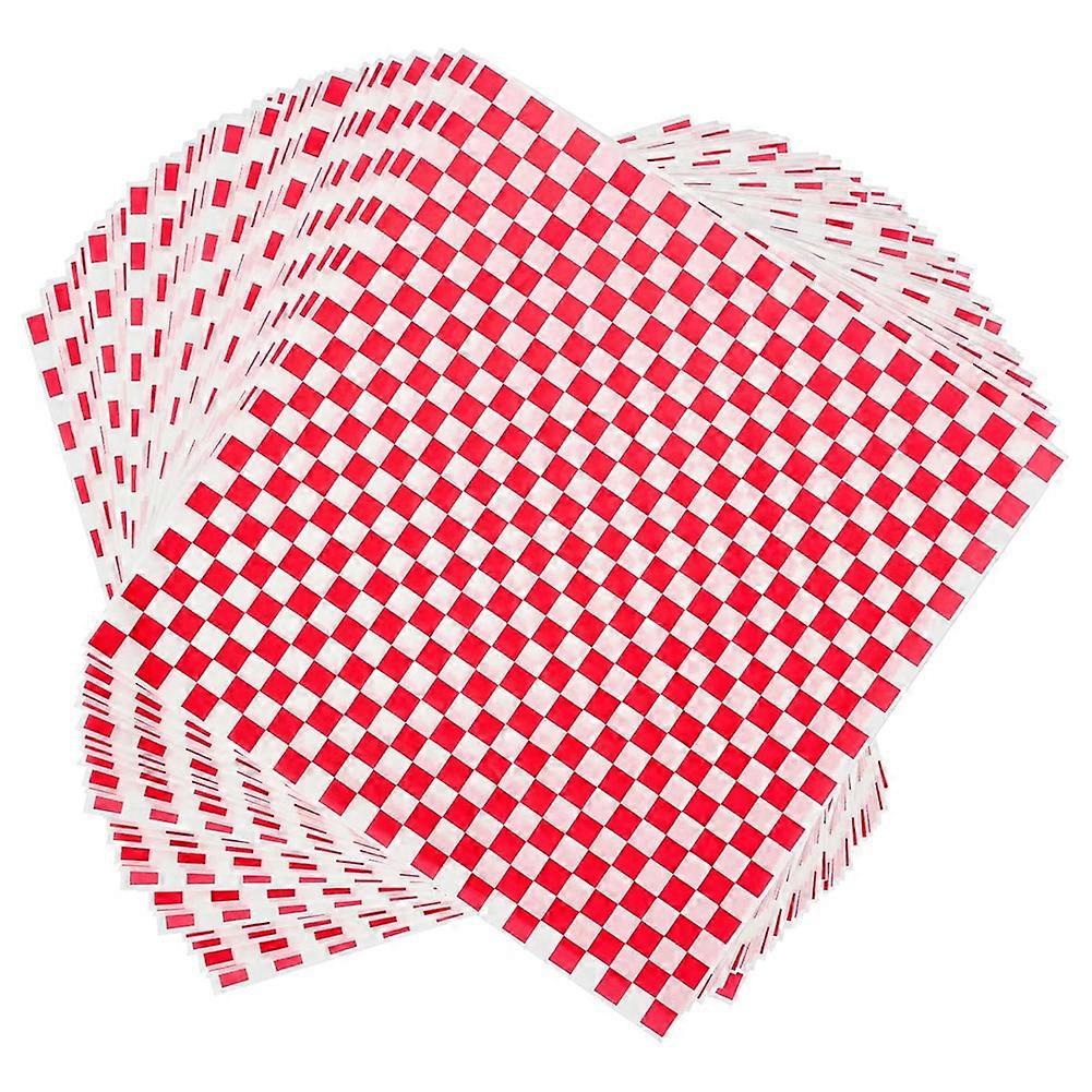 200 Blatt Fettdichtes Pergamentpapier, 30,5 X 30,5 Cm, Für Lebensmittelverpackungen, Hochwertige Sandwichverpackungen, Grill- Und Picknickpapier