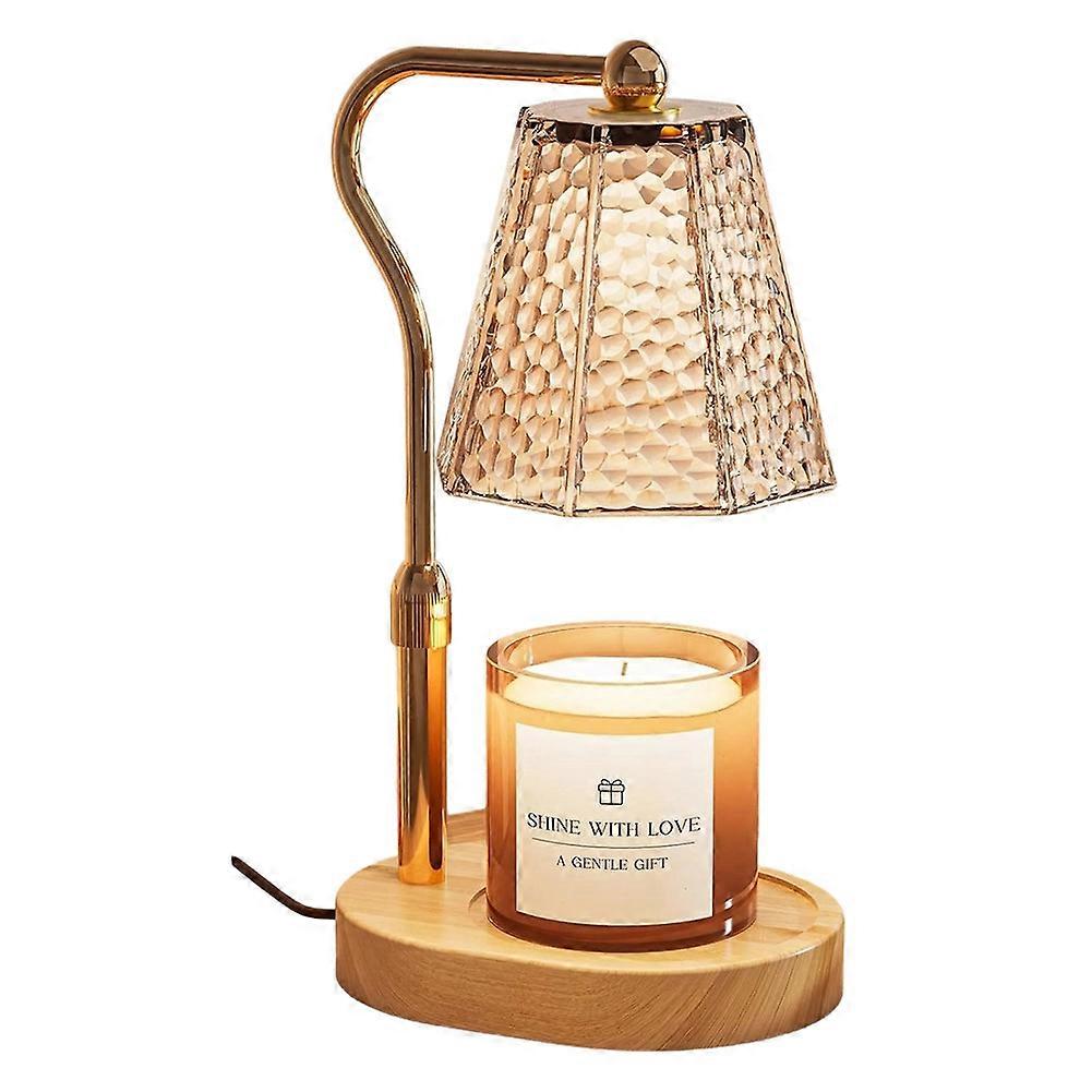 Kerzenwärmerlampe Mit Timer Und Dimmer, Höhenverstellbarer Wachswärmer Für Die Inneneinrichtung, Für Duftkerzen Im Glas (usa)