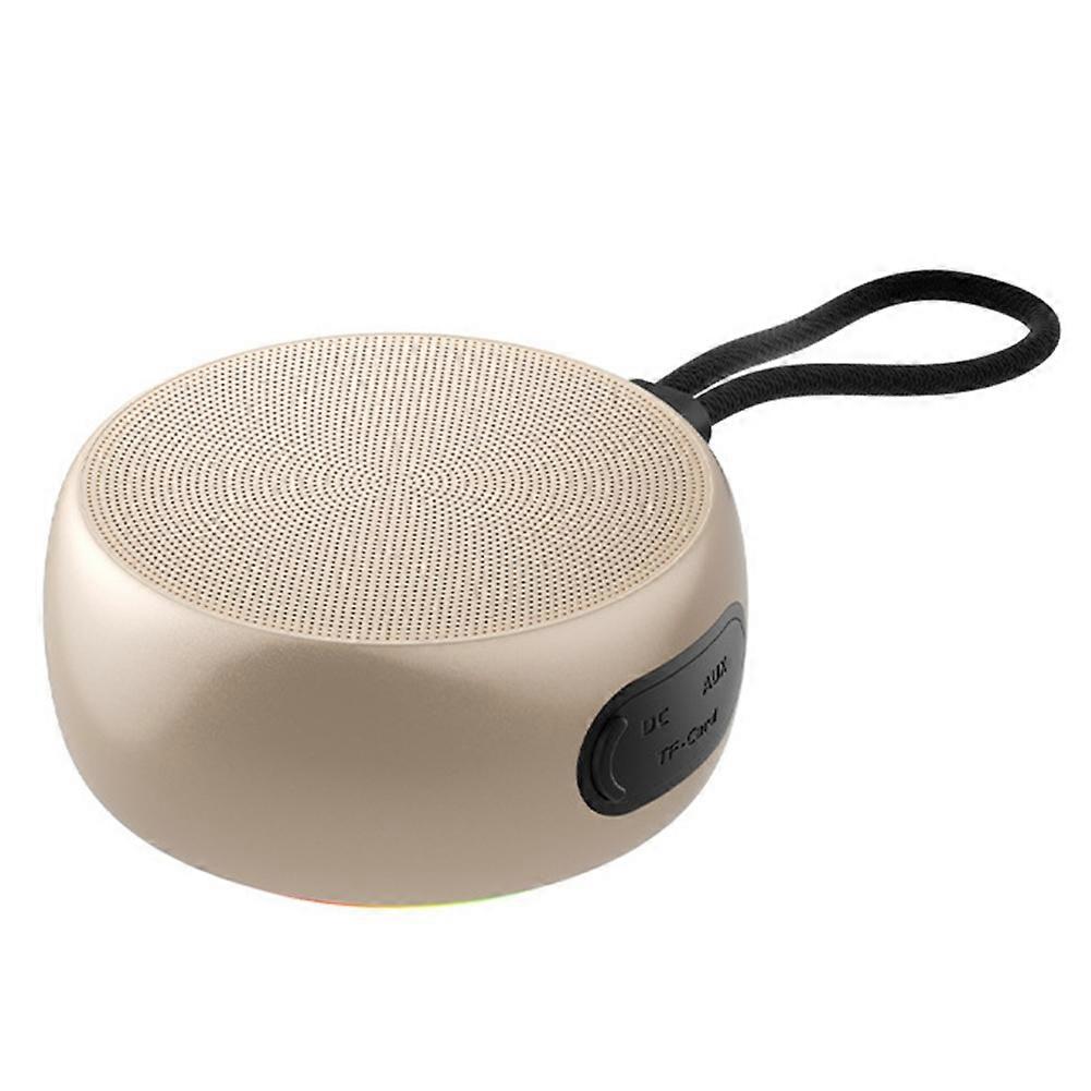 Tragbarer Bluetooth-lautsprecher Mit Metall-subwoofer, Ideal Für Outdoor-radtouren. Kompatibel Mit Speicherkarten Und Wasserdicht Nach Ip67. Audiolautsprecher.