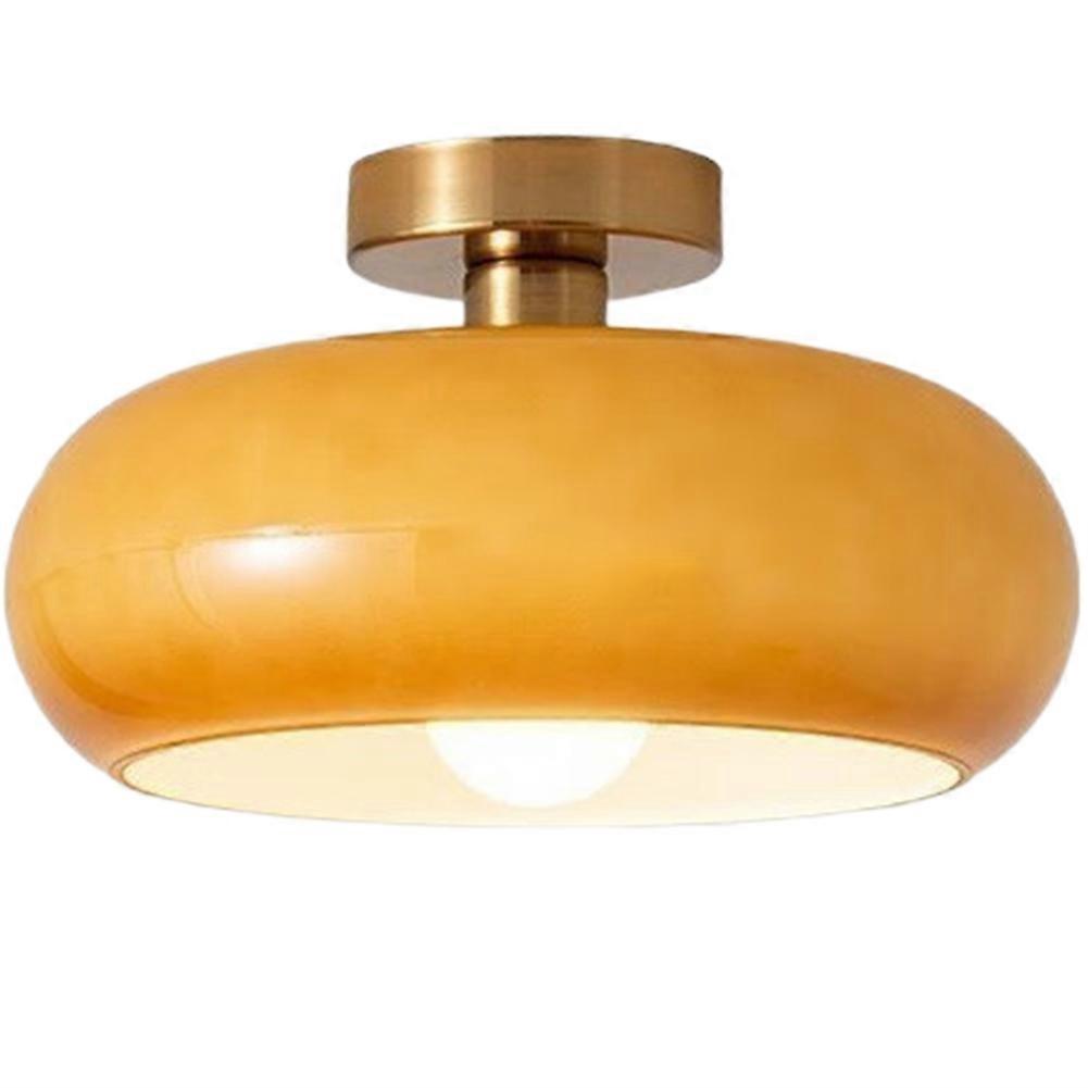 Vintage-glaspendelleuchten Für Restaurants, Bars, Wohnzimmer, Küchen Und Schlafzimmer Led-deckenleuchten Für Den Innenbereich Orange