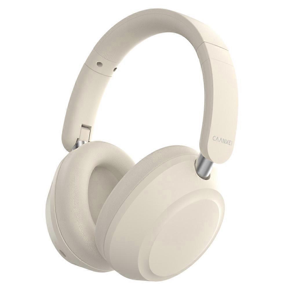Caankei Kabelloser On-ear-bluetooth-kopfhörer Mit Aktiver Geräuschunterdrückung, Ohrpolstern Aus Memory-schaum, Faltbar, Schwarz