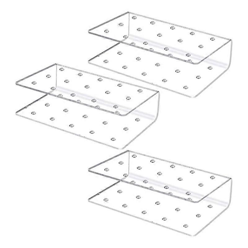 Lutscherständer Aus Transparentem Acryl (3-teilig, 15 Löcher) Für Hochzeiten Und Partys.