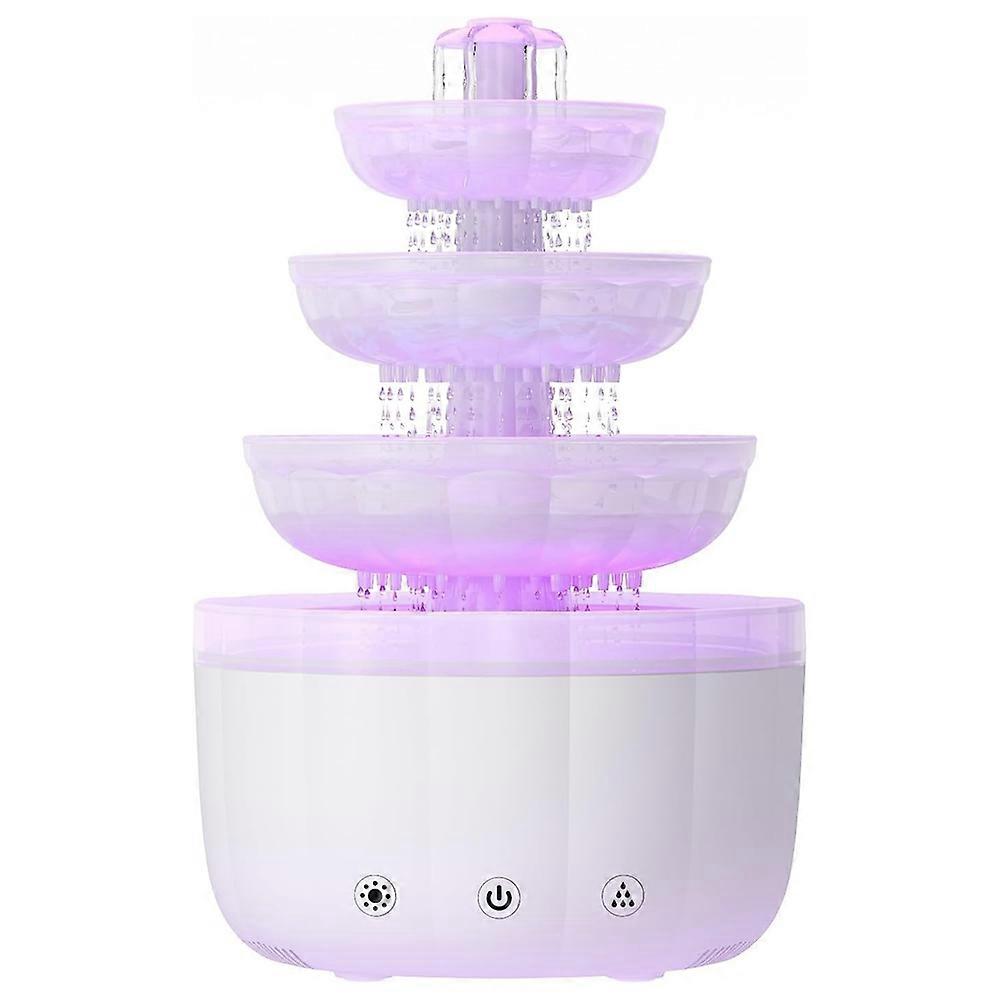 Cloud Rain Luftbefeuchter Mit Weißem Rauschen, Led-stimmungslicht Und Ätherischem Öldiffusor Für Das Schlafzimmer