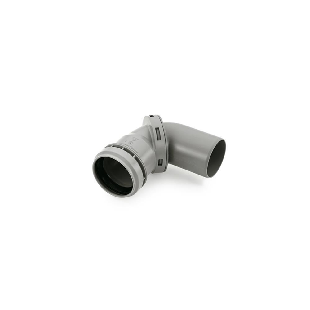 Naber Htb-s Bogen Stufenlos, Abflussrohr, Winkel 0-87°, Ø 50 Mm