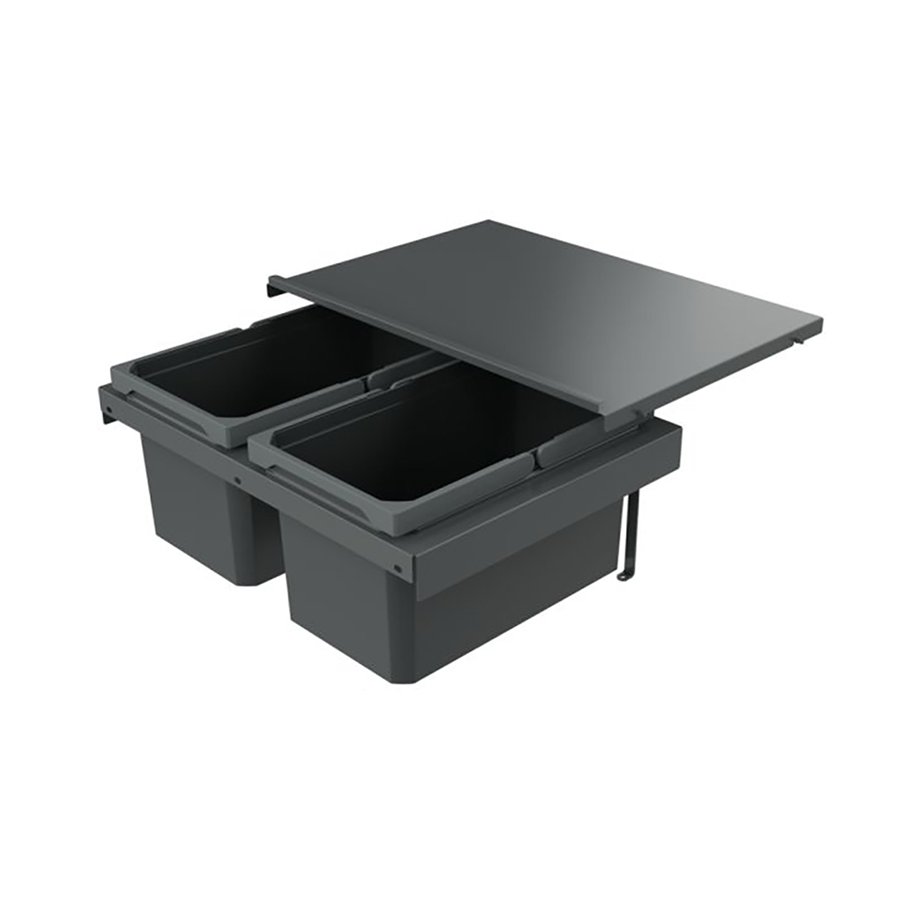 Naber Abfallsammler Cox Stand-up® 250 S/600-2, Für Vorhandenen Auszug, Anthrazit