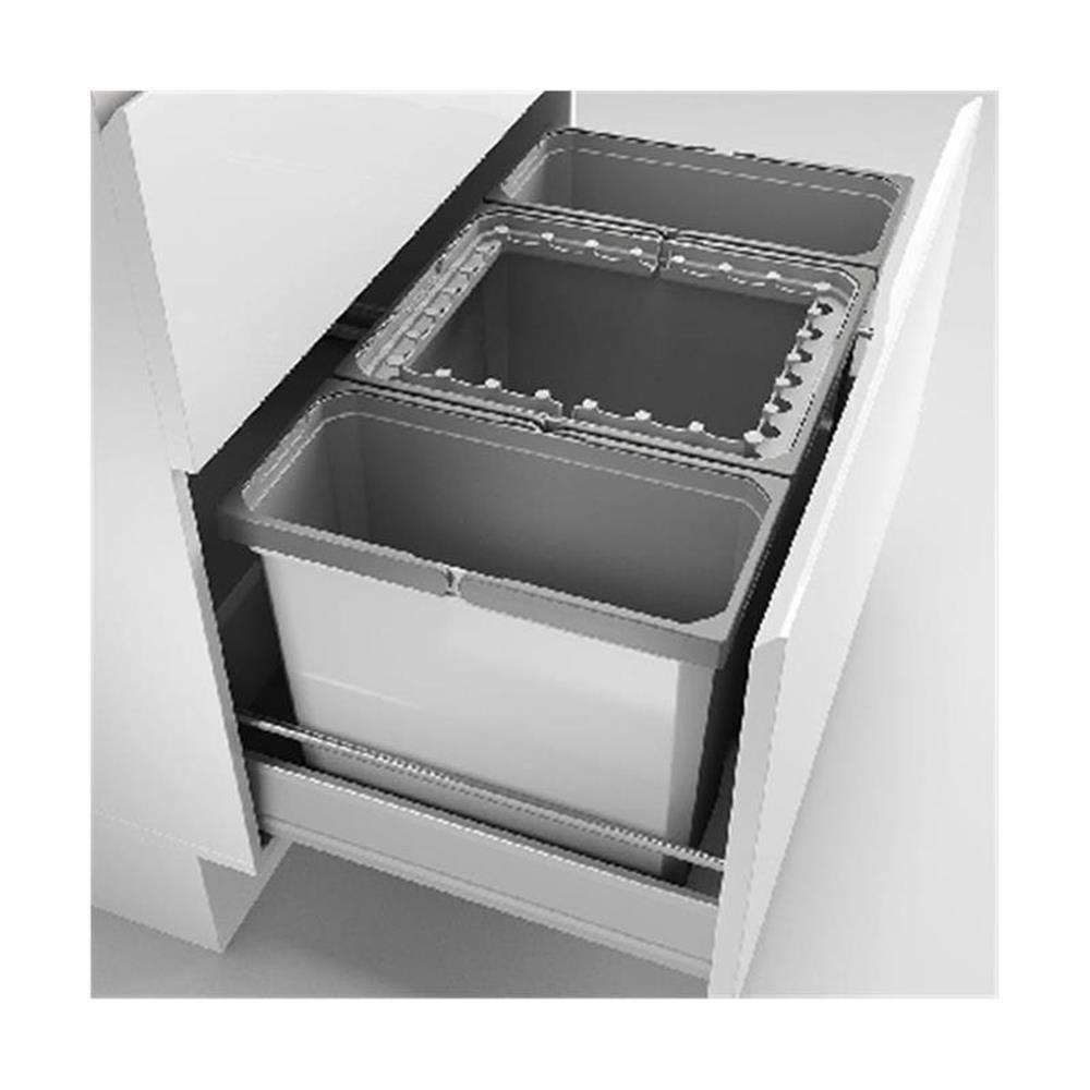 Naber Cox® Box 350 S/800-3, Abfallsammler Für Vorhandene Auszüge, Hellgrau