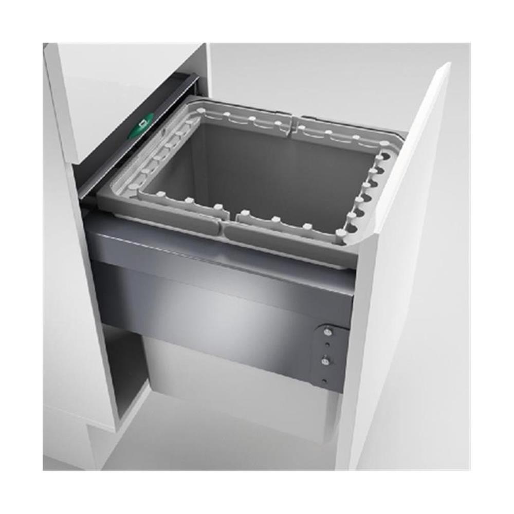 Naber Cox® Base 460 R/450-1, Abfallsammler Für Frontauszüge, Hellgrau, H 460