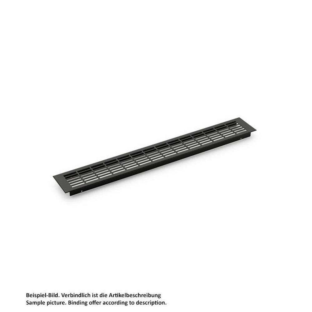 Naber Lüftungsgitter 1, 750 X 70 Mm, Schwarz Matt
